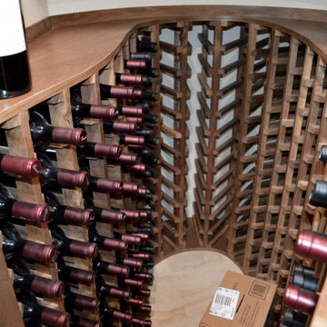 Stylish Wooden Wine Racking