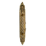 Mestre - Belcastel Antique Brass Door Pull Handle On Plate 16". One piece - Introducing the exquisite Amberes Door Pull Handle on Plate 16"  from our Classica Collection.