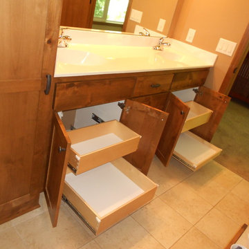Kitchen and Bath Pull Out Shelf Conversion