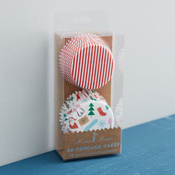 set of 48 festive cupcake cases - Muffin & Cupcake Cases