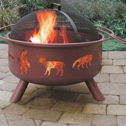 Big Sky Wildlife Fire Pit - Fire Pits