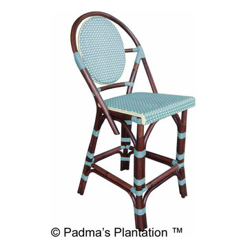 Paris Bistro Counter Stool - Blue