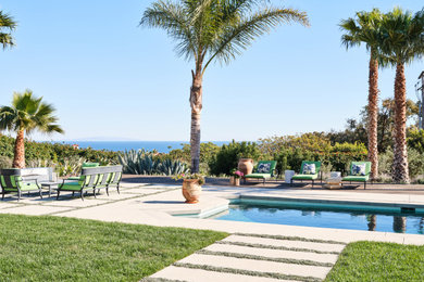 Pool - coastal concrete pool idea in Other