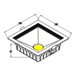 LED down light - Ceiling Lighting
