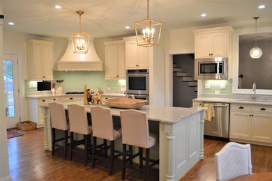Example of a transitional kitchen design in Other