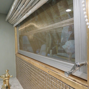 Marie Antoinette style vintage trailer restoration