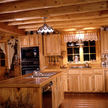 Real Log Home Cabin Model