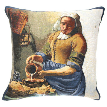 Servant Girl I Decorative Couch Pillow Cover