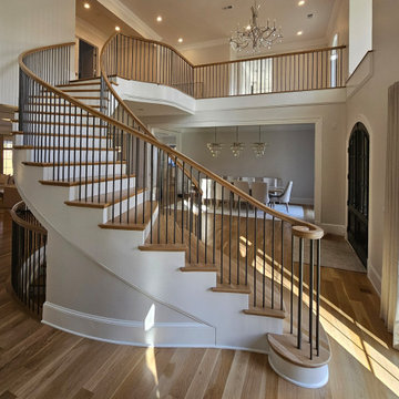 Project #116 | Elegant Curved Staircase
