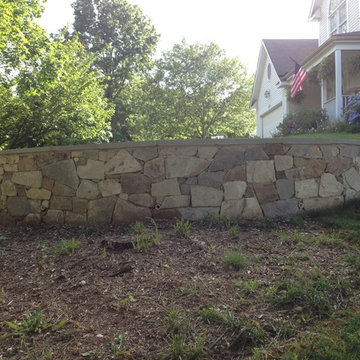 Stone Retaining Wall in Columbia MD