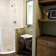 corner shower