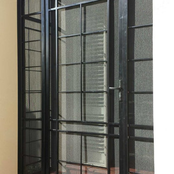 Steel porch enclosure in Camberwell