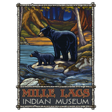 Paul A. Lanquist Mille Lacs Indian Museum Minnesota Art Print, 18"x24"