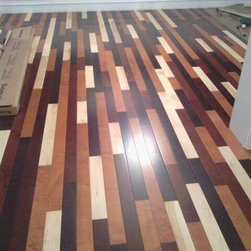 Mixed Maple Flooring Cincinnati - Hardwood Flooring