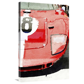 "1964 Ford GT40 Front Detail Watercolor" Fine Art Print