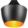 Flo 1-Light Oil Rubbed Bronze and Gold Pendant