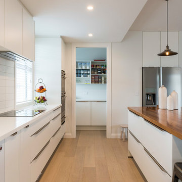 Cool White and Warm Wood