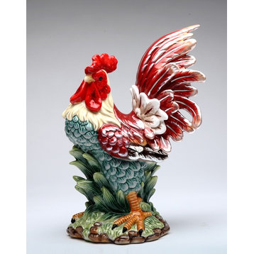 Rooster Figurine, 10.5"