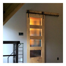 Bathroom sliding door