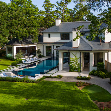 Landscape and negative edge pool