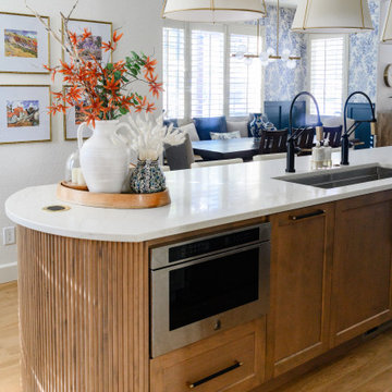 Modern kitchen with French Country detail