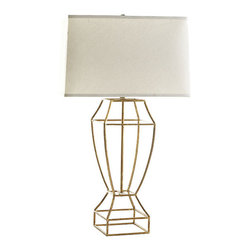 Gilt Balustrade Lamp - Table Lamps