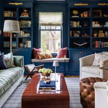 Entry Foyer, Living Room & Dining Room Design