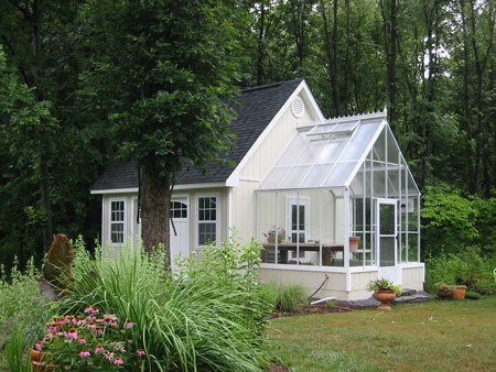 Home attached Greenhouses - Lean to Greenhouses - Greenhouses