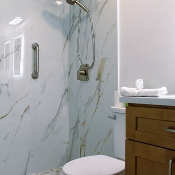 Blue Luxe Bathroom