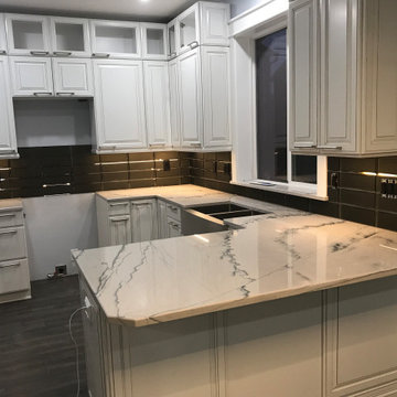 Modern marble kitchen