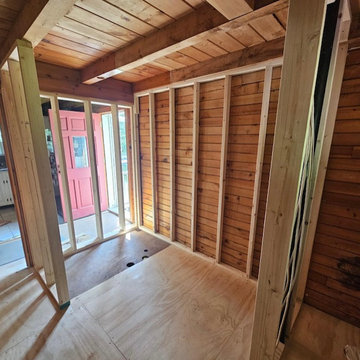 Bathroom Wall Framing - Weare NH