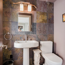 Slate Floor In Bathroom