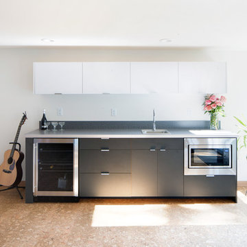 Mid-Century Modern Basement Mini Bar