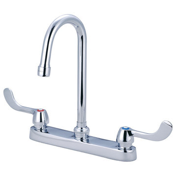 Pioneer Faucets 0122-ELS17 Central Brass 1.5 GPM Widespread - Polished Chrome