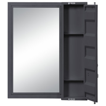 Acme Vanity Mirror With Gunmetal Finish 35923