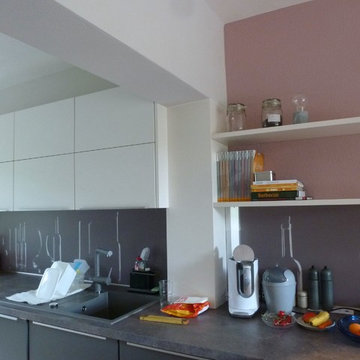 Renovierung und komplette Neumöblierung des Wohnbereichs mit Küche