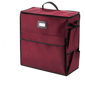Gift Bag Organizer-20" Storage Tote With 4 Pockets