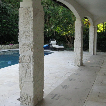 brick columns and block columns