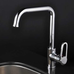 Chrome Single Handle Centerset kitchen tap T1721 - Kitchen Faucets