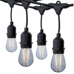 Industrial Outdoor Rope And String Lights by LampsUSA