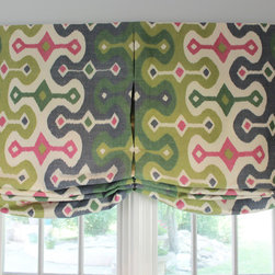 Custom Window Treatments by Lynn Chalk - Roman Shades