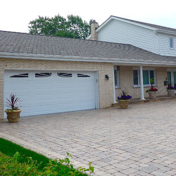 Park Ridge, IL James Hardie Siding Remodel Arctic White Split Level