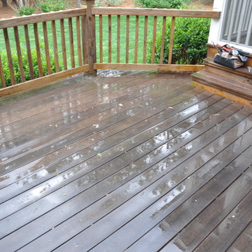 Raleigh NC Ipe Deck Cleaning Staining and Restoration - Before