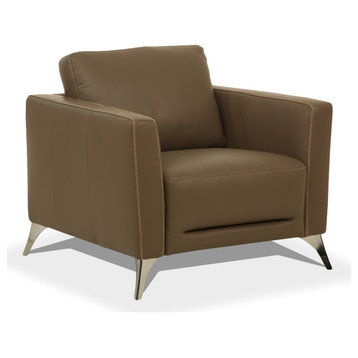 ACME Malaga Chair, Taupe Leather
