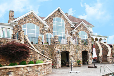 Example of a classic exterior home design in Other