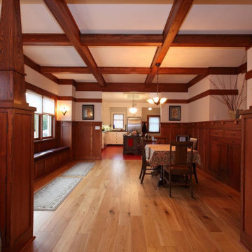 Ceiling Beams, Wainscott & Integrated Storage :: Craftsman Services