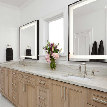 Primary and Downstairs Bathroom Remodels in Lakewood, TX