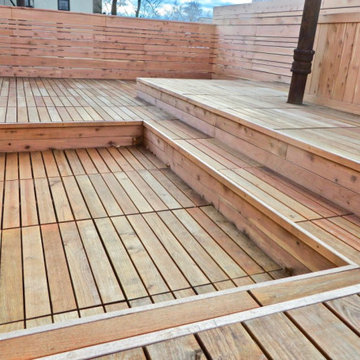 Black Locust and Eastern Juniper Rooftop Deck