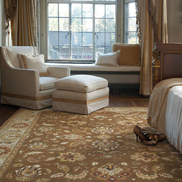 Orinda-Mirza Rectangle Hand Tufted Rugs, Golden Sage
