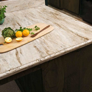 Corian® Sandalwood Kitchen